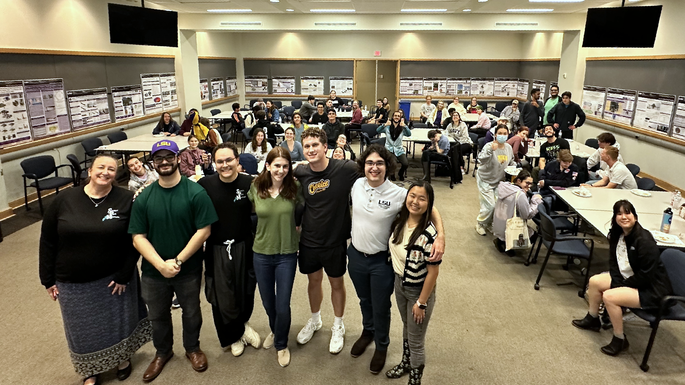 A picture of the 2023 SPM officers at the January general meeting.